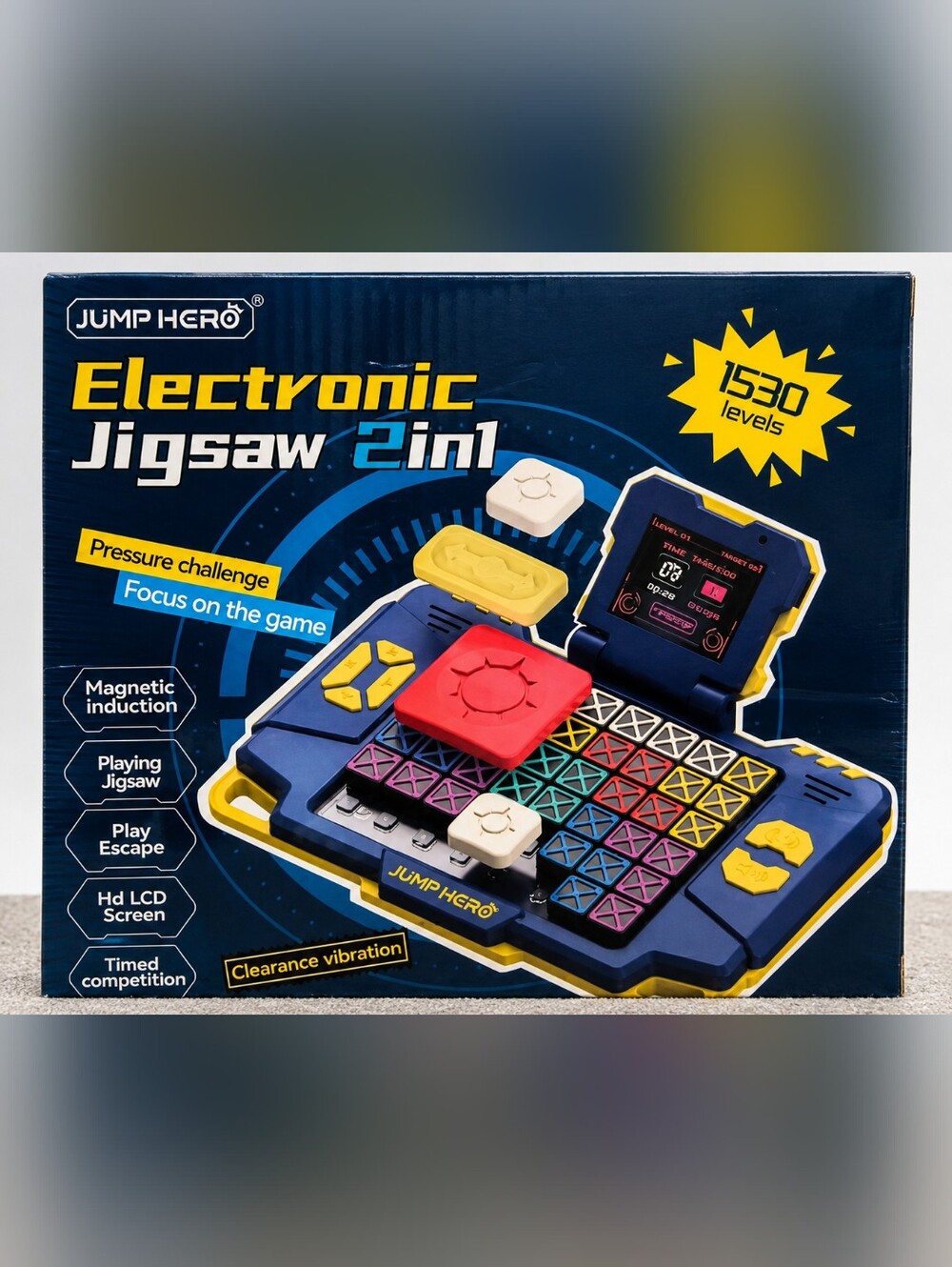 Jump Hero Electronic Jigsaw 2-in-1 Puzzle Game | 1530 Levels | Brain Teaser STEM
